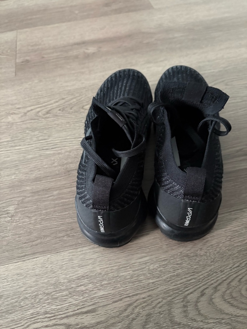 Nike Black Women's Air Flyknit Athletic Sneakers - Picture 5 of 5